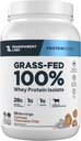 Διαφανές εργαστήριο Grass-Fed Whey Protein Isolate - Φυσικά αρωματισμένη, χωρίς γλουτένη σκόνη πρωτεΐνης Whey με 28g πρωτεΐνης ανά σερβίρισμα & 9 Αμινοξέα - 30 σερβίτσια, σοκολάτα βρώμης Cookie