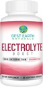 Best Earth Naturals Electrolyte Support Supplement - Υποστηρίξτε την Ηλεκτρολυτική Ισορροπία με Βιταμίνη D, Ασβέστιο, Μαγνήσιο, Νάτριο, Κάλιο, Βόριο και Περισσότερα - 30 ct. Κάψουλες