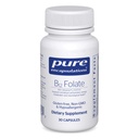Pure Encapsulations B12 Folate - Συμπλήρωμα ενέργειας για την υποστήριξη των νεύρων, του μεταβολισμού ενέργειας & Γνωστική υποστήριξη * - με Φολικό βιταμίνης Β ως Metafolin - 30 κάψουλες