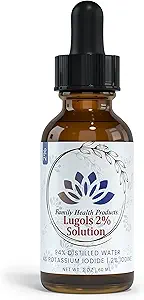 Οικογενειακά Προϊόντα Υγείας-Lugols Iodine Solution 2% Iodine Drops Liquid Drops, Red, Pack of 1