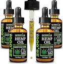 GreenIVe Hemp Drops 28,000mg Naturally Grown Hemp Oil Drops Vegan Omegas Natural Potent Results (4 Pack)
