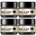 Shilajit Pure Himalayan Organic Shilajit Resin - 600mg Μέγιστη ισχύς Φυσικό βιολογικό Shilajit Resin με 85+ Trace Minerals & Fulvic Acid για την ενέργεια, ανοσοποιητική υποστήριξη, 30 γραμμάρια (4 πακέτο)