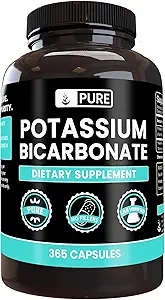 Pure Original Ingredients Potassium Bicarbonate (365 Capsules) No Magnesium Or Rice Fillers, Always Pure, Lab Verified