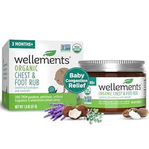 Wellements Organic Baby Chest & Foot Rub για 3 μήνες+ (1.8 Fl Oz) 