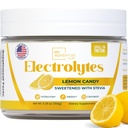 Zero Sugar - Lemon Candy Electrolytes Powder - Refreshing Hydration - Caffeine Free Energy with All Natural Ingredients - Vegan, Keto & Paleo - Sugar Free Electrolytes Powder Drink Mix - 37 Servings