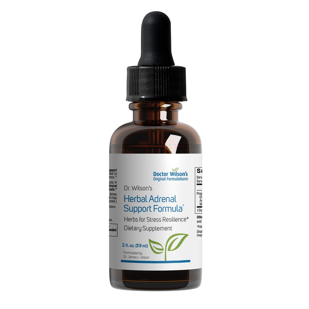 Dr. Wilson's Herbal Adrenal Support Formula adaptogenic Herbs για καθημερινή χρήση, Sleep and Energy Support 2 Ουγγιά