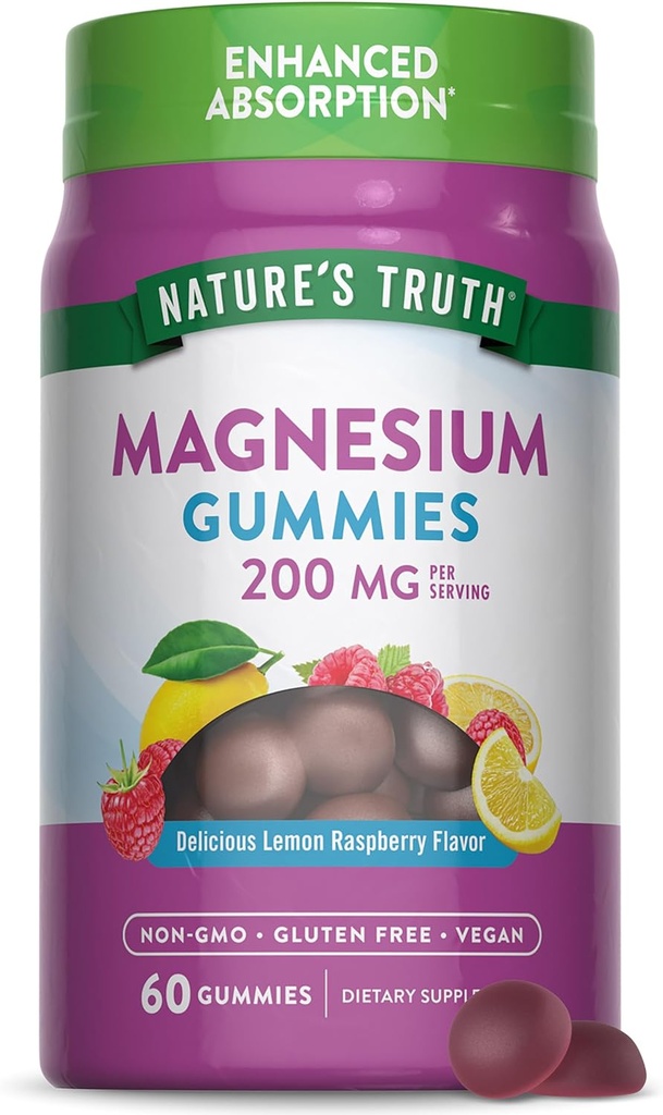 Η αλήθεια της φύσης Μαγνήσιο Gummies για ενήλικες 