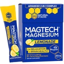MagTech Magnesium Drink Mix - Sugar Free Lemonade - 3 Forms of Magnesium: Magtein L-Threonate, Glycinate & Taurate - 200mg Chelated Magnesium Complex - Supports Relaxation & Brain Health - 20 Servings