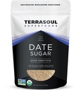 Terrasoul Superfoods Organic Date Sugar, 1 Lb - Χαμηλή γλυκαιμική 
