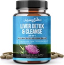 Ηπατικό Detox & Cleanse - 28-σε-1 ηπατική επισκευή & συμπλήρωμα υποστήριξης για άνδρες & γυναίκες με γαϊδουράγκαθο γάλακτος, μηλίτη ξύδι μήλου, εκχύλισμα ρίζας δαντελίων & εκχύλισμα Artichoke - μη GMO, 60 κάψουλες