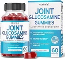 Γλυκοσαμίνη Chondroitin Gummies Joint Supplement - Γλυκοσαμίνη Gummies for Adults Nutritional Supplements - Joint Supplements for Men & Women - Delicious Raspberry Flavor - (60 Count)