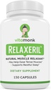 VitaMonk Relaxeril TM All-Natural Muscle Relaxer - συμπλήρωμα χαλάρωσης μυών - Complete Muscle Relaxing Formula