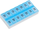 Ezy Dose Blue, White 7 Day Pill Organizer 67375