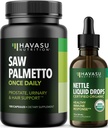 HAVASU NUTRITION Sting Nattle Leaf Extract Liquid Drops (60 Servings) & Saw Palmetto Κάψουλες (100 Servings)