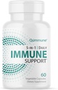 5-in-1 Immune Advanced Support with Quercetin Phytosome, Zinc, Vitamin C, D3, K2 - Immunity and Allergy Supplement with Activated Quercetin - 60 Veg Caps