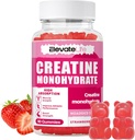 ΑυξήστεΖωή Creatine Μονοένυδρη Gummies 5000mg για άνδρες και γυναίκες, Μασώμενα Creatine Monohydrate για μυϊκή δύναμη, μυς Builder, ενέργεια Boost, προ-εργασία συμπλήρωμα (90 Count)-Strawberries