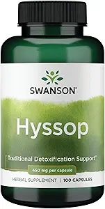 Swanson Hyssop 450 Milligrams 100 Κάψουλες