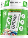 NutraKey BCAA Optima μετά την αποκατάσταση προπόνησης Complex, χωρίς ζάχαρη, χωρίς υδατάνθρακες, βοήθεια αποκατάστασης, σκουρόχρωμο σκουλήκια