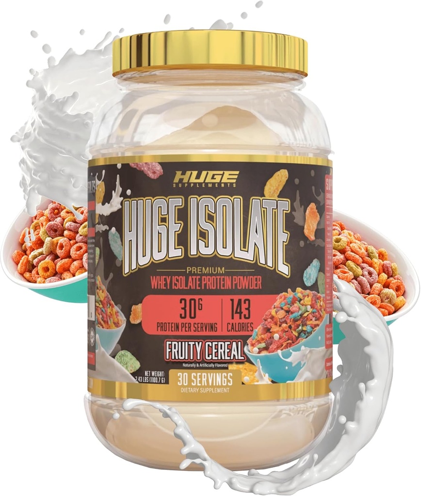 Τεράστια συμπληρώματα Isolate Protein Powder - 30g Protein Per Serving, Fast Digesting, 14,5g Essential Amino Acids (30 Servings) (Κηπευτικά Φρουτοκομίας)