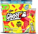 GHOST Hydration Packets, Sour Patch Kids Redberry, 24 Sticks, Ηλεκτρολυτική σκόνη - Συμπλήρωμα μειγμάτων ποτών με μαγνήσιο, κάλιο, ασβέστιο, βιταμίνη C - Vegan, χωρίς σόγια, ζάχαρη & γλουτένη