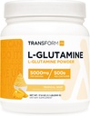 TransformHQ L-Γλουταμίνη σκόνη 500g (Tropical Whip) - Χωρίς γλουτένη, μη ΓΤΟ