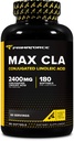 Primaforce CLA 2400 mg ανά Σερβίρισμα (180 softgels) - Max CLA - για Άνδρες και Γυναίκες, Χωρίς ΓΤΟ και Χωρίς Γλουτένη