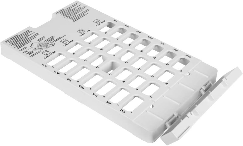 Ezy Δόση 28-Ημέρα εβδομαδιαίο δοχείο για χάπια, ιατρική, βιταμίνη, χρήση με μονάδα δόσης κρύου συστήματος φώκιας Planner, 2XL