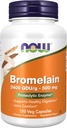 NOW Bromelain 500 mg, 120 κάψουλες Veg