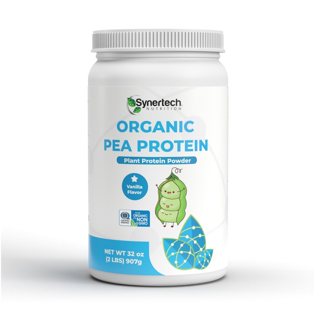 Vegan Vanilla Flavored Plant Based Pea Protein (2lbs) 