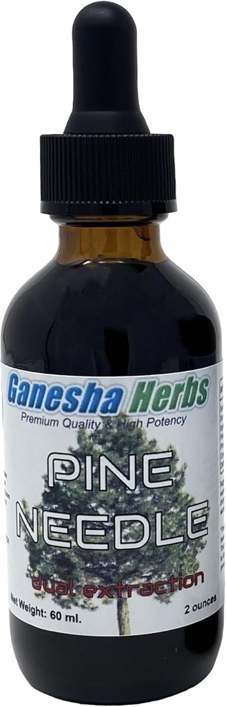 Pine Needle Liquid Tincture Herbal Liquid Dual Extract Shikimic Acid - 2 Oz