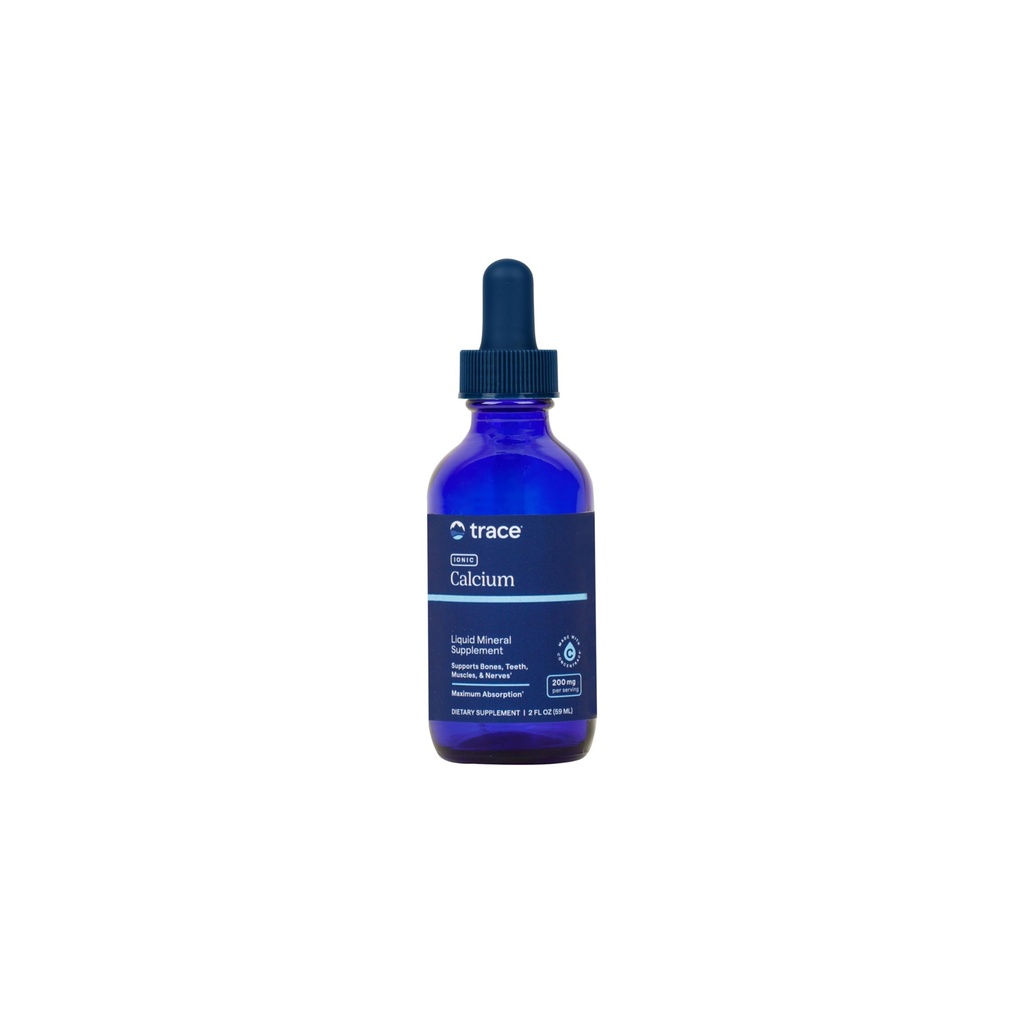 Trace Minerals Ionic Calcium - Συμπλήρωμα για την υποστήριξη της υγείας των οστών & της αντοχής - Συμπλήρωμα ασβεστίου για την ενίσχυση της οδοντιατρικής & νευρωνικής υγείας - Υποστήριξη Ορυκτής Απορρόφησης & Πυκνότητας των οστών - 2 fl oz (Σχετικά με 48 υπηρεσίες)