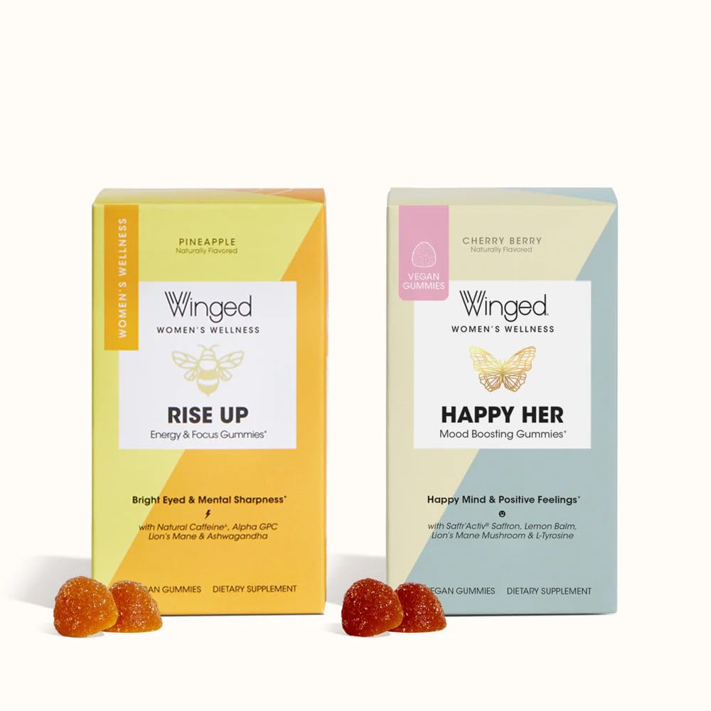 Φτερωτή Ευτυχισμένη Τάση Της & Αύξηση Gummies Bundle