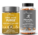 Uric Acid Puge και Primal Move Bundle - Προηγμένη Κοινή Υποστήριξη Υγείας Ολόκληρων-Body για την Ενεργή Κινητικότητα, Ευκαμψία & Άνεση