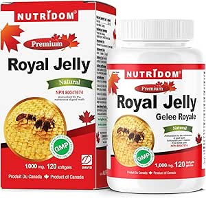 Nutridom Royal Jelly 1000mg, 120 softgels (Ένα μπουκάλι)