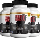 Φυλετική δύναμη X Extra Strength Φυσικό συμπλήρωμα, 60 δισκία, Χωρίς γλουτένη, Μη ΓΤΟ, 30 ημέρες προσφοράς (3)