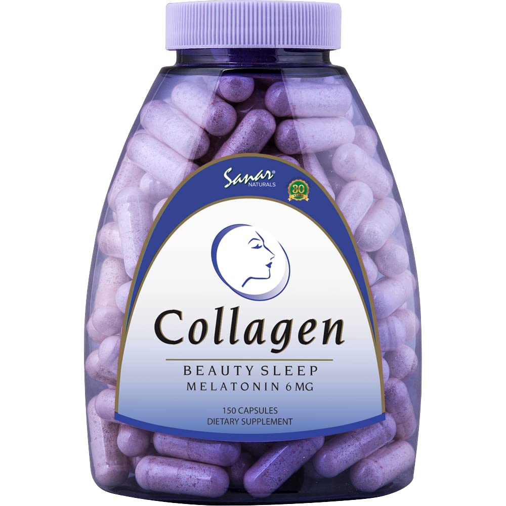 Sanar Naturals Collagen Pills with Vitamin (150 Capsules, Beauty Sleep)
