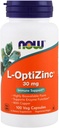 NOW Opti L- zinc, 30mg, 100 κάψουλες (πακέτο των 3)