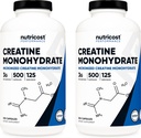 Nutricost Creatine Monohydrate 3000mg Σερβίρισμα, (750mg ανά καψάκιο), 500 Καψάκια (2 Φιάλες)