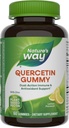Nature's Way Quercetin Gummies with Zinc, Immune Defense Support*, Powerful Antioxidant*, Lemon Flavored, 60 Gummies