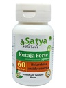 Kutaja Forte Capsules 500 mg. 60 Veg. Capsule | Kutaja (Holarrhena Antidysenterica) Extract Capsules for Men and women | Ayurvedic Herbal Supplement/Remedies | 10:1 Forte (1 Bottle of 60 Capsules)