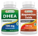 Best Naturals DHEA 100 mg & Magnesium Oxide 500 mg