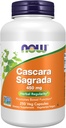 NOW Συμπληρώματα Τροφίμων, Cascara Sagrada (Rhamnus purshiana) 450 mg, Βότανο Κανονικότητα *, 250 κάψουλες Veg