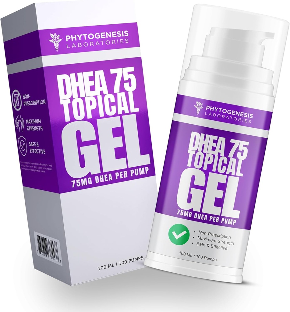 DHEA 75 – 75mg DHEA ανά αντλία – Προάγει την υγιή γήρανση, Υγιεινή διάθεση, Ανοσολογική υποστήριξη, Ισορροπημένα επίπεδα και συνολική υγεία – Ένα μήνα προσφοράς (1)