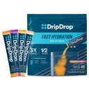 DripDrop Hydration Packets - Tropical Variety Pack - Ενιαία Σερβίρετε Ηλεκτρόλυτες Powder Drink Mix - Mango, Açaí, Πάθος Φρούτα, Piña Colada - Μη ΓΤΟ, Χωρίς Γλουτένη, Vegan - 32 Sticks