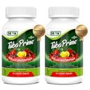 DEVA Tuba Prime Vegan Multivitamin High-Potency Vitamin and Mineral Dietary Supplement Antioxidants, Fruit and Vegetable Blend, Super Mushrooms, Probiotics, Prebiotics, Seeds, Herbs - 90 Tabs, 2-Pack