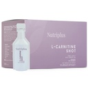 FARMASi Nutriplus L Carnitine Shot Drink, 1500 mg L Carnitine with Green Tea Extract and Vitamin B6, Citrus Flavor, Sugar Free Caffeine Free, 12 x 50 ml