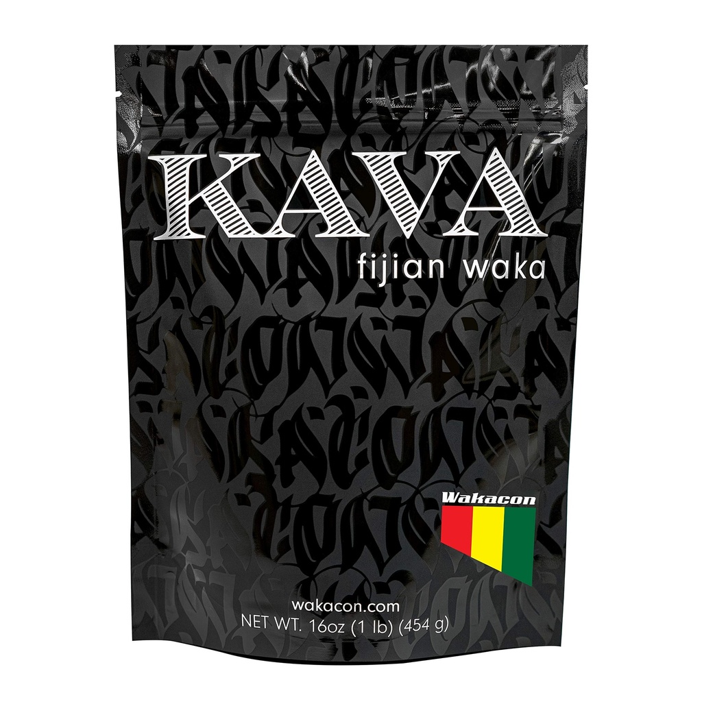 Kava Waka Powder – Αυθεντική, Noble Kava Root Powder από τα Φίτζι – Premium, Responable Sourced, 16 Oz