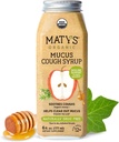 Matys Adult Mucus Σιρόπι για Ενήλικες & Παιδιά 12 Χρόνια & Πάνω, Καταπραϋντικός κισσός ανακούφισης με οργανικά συστατικά & ψευδάργυρο, 6 Fl Oz