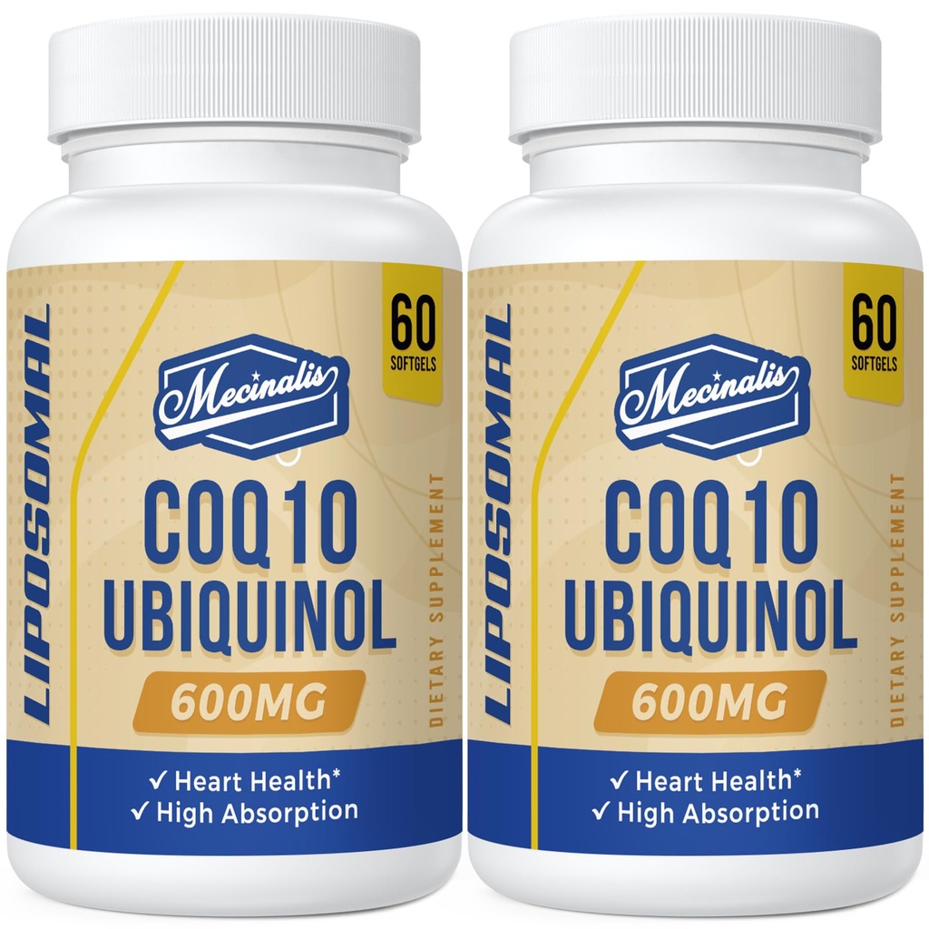 Λιποσωμική CoQ10 Ubiquinol 600mg Softgels 