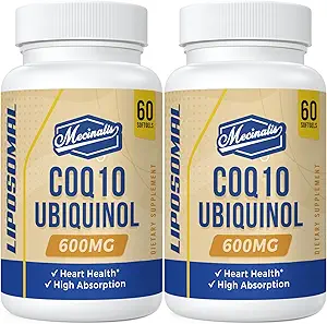 Λιποσωμική CoQ10 Ubiquinol 600mg Softgels 